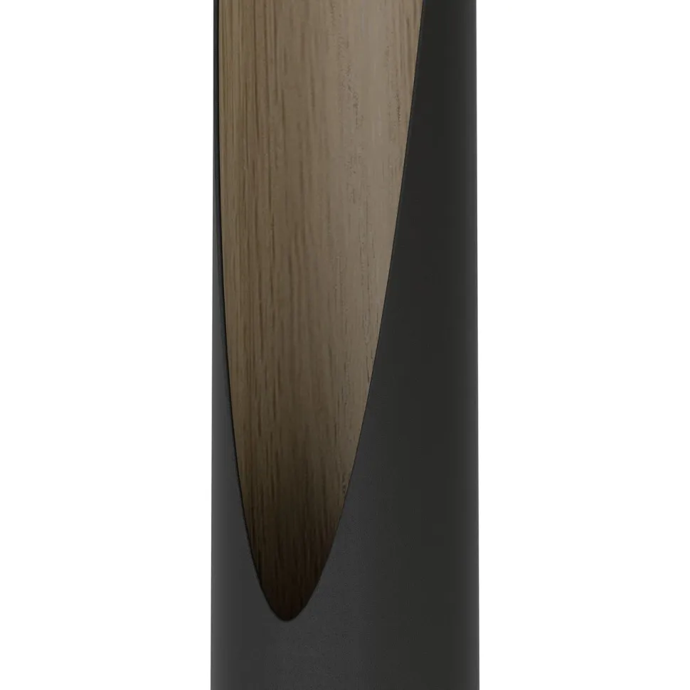 Pöytävalaisin Eglo Barbotto, 39.5cm, GU10, 4.5W, IP20, musta/puu