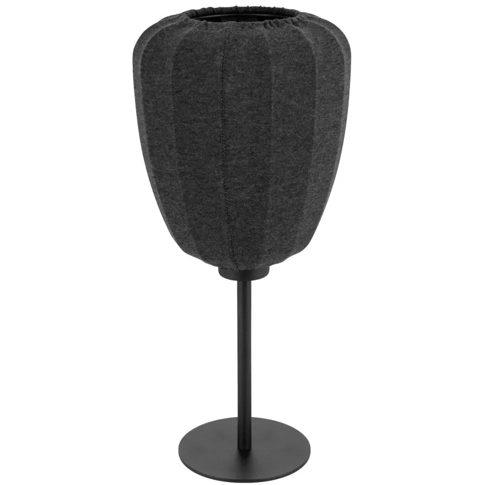 Pöytävalaisin Eglo Barlaston, Ø39cm, E27, 40W, IP20, musta/harmaa