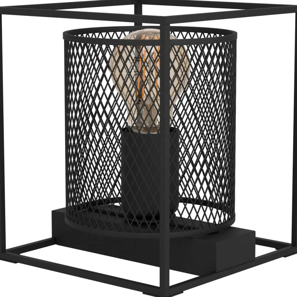 Pöytävalaisin Eglo Catterick 40W 16,5x16,5x19cm musta