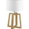 Pöytävalaisin Eglo Chietino 1 44cm valkoinen/puu