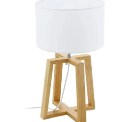 Pöytävalaisin Eglo Chietino 1 44cm valkoinen/puu