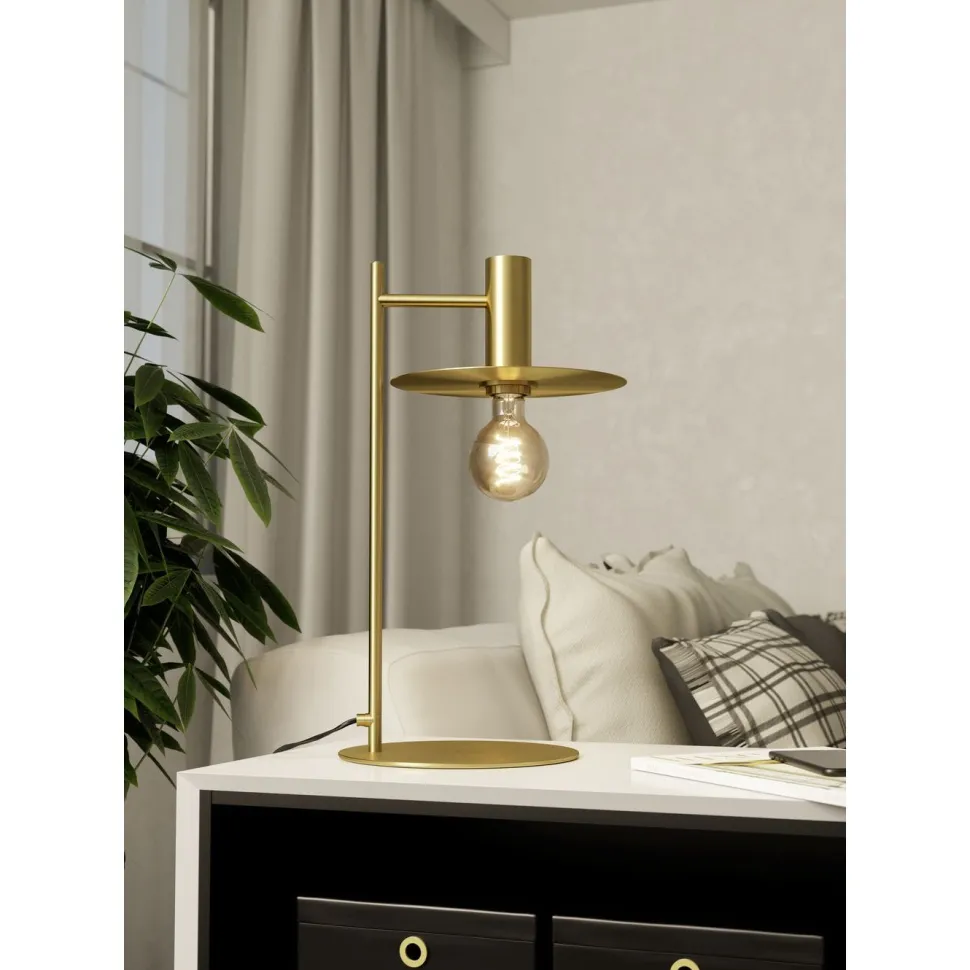 Pöytävalaisin Eglo Escandell, 47cm, E27, 40W, IP20, messinki