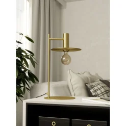 Pöytävalaisin Eglo Escandell, 47cm, E27, 40W, IP20, messinki