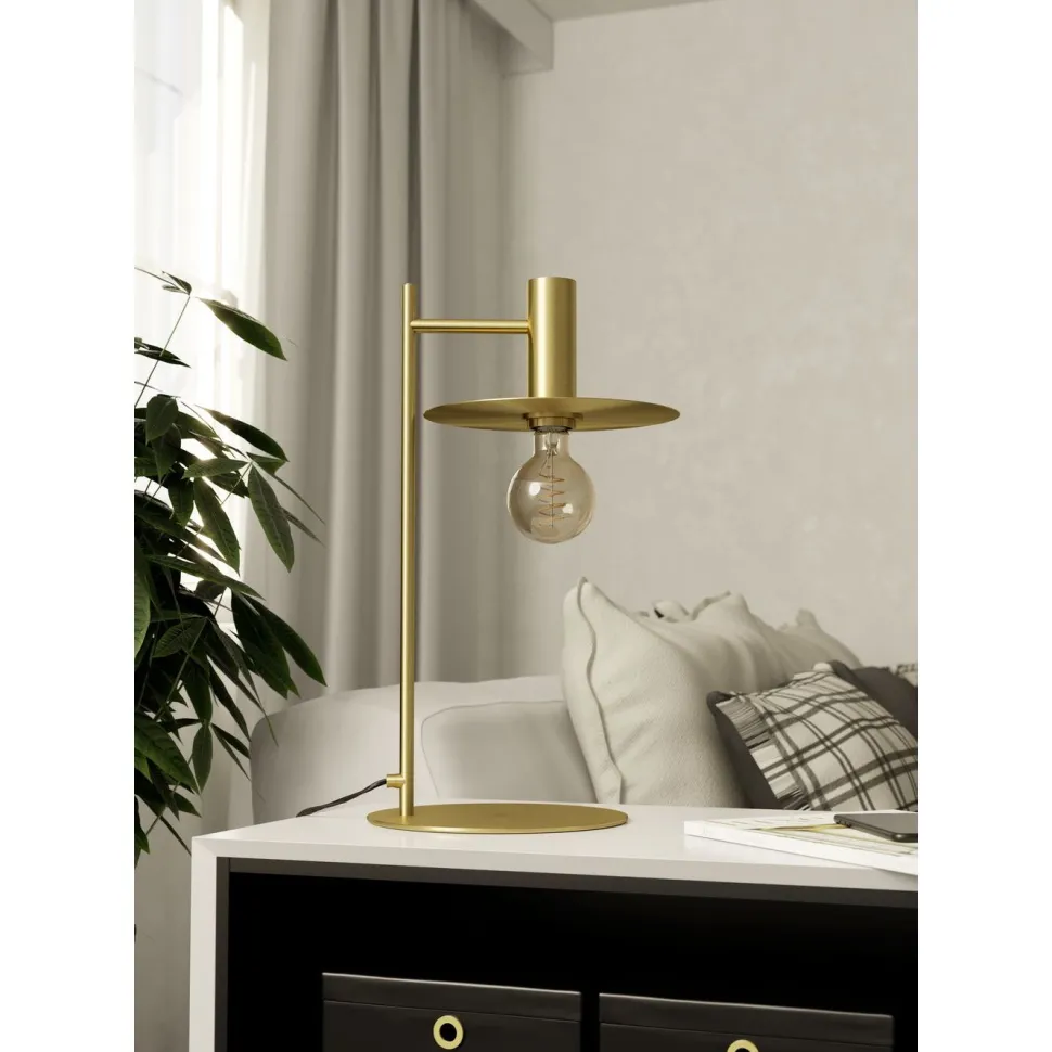 Pöytävalaisin Eglo Escandell, 47cm, E27, 40W, IP20, messinki