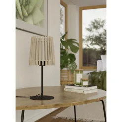 Pöytävalaisin Eglo Fattoria, 45cm, E27, 25W, IP20, puu