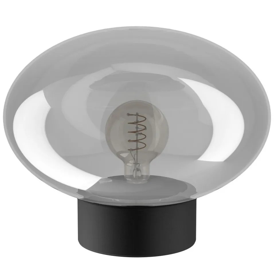 Pöytävalaisin Eglo Madonnina, 27cm, E27, 40W, IP20, musta/harmaa