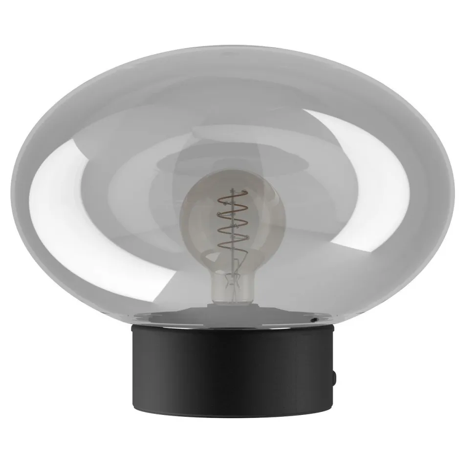 Pöytävalaisin Eglo Madonnina, 27cm, E27, 40W, IP20, musta/harmaa