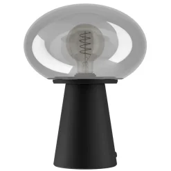 Pöytävalaisin Eglo Madonnina, 32.5cm, E27, 40W, IP20, musta/harmaa