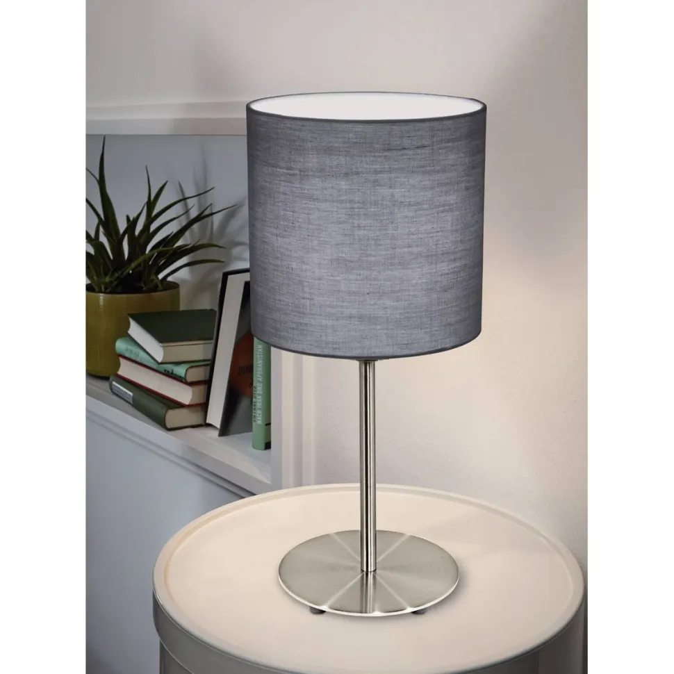Pöytävalaisin Eglo Pasteri 40cm harmaa