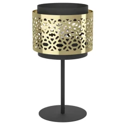 Pöytävalaisin Eglo Sandbach, 45cm, E27, 40W, IP20, messinki/musta