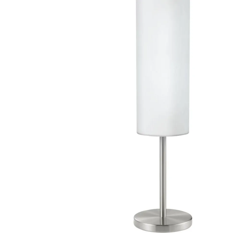 Pöytävalaisin Eglo Troy 3 46 cm valkoinen/harjattu teräs