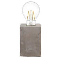 Pöytävalaisin Eglo Vintage Prestwick 60W 90x130x90 mm E27 IP20 harmaa