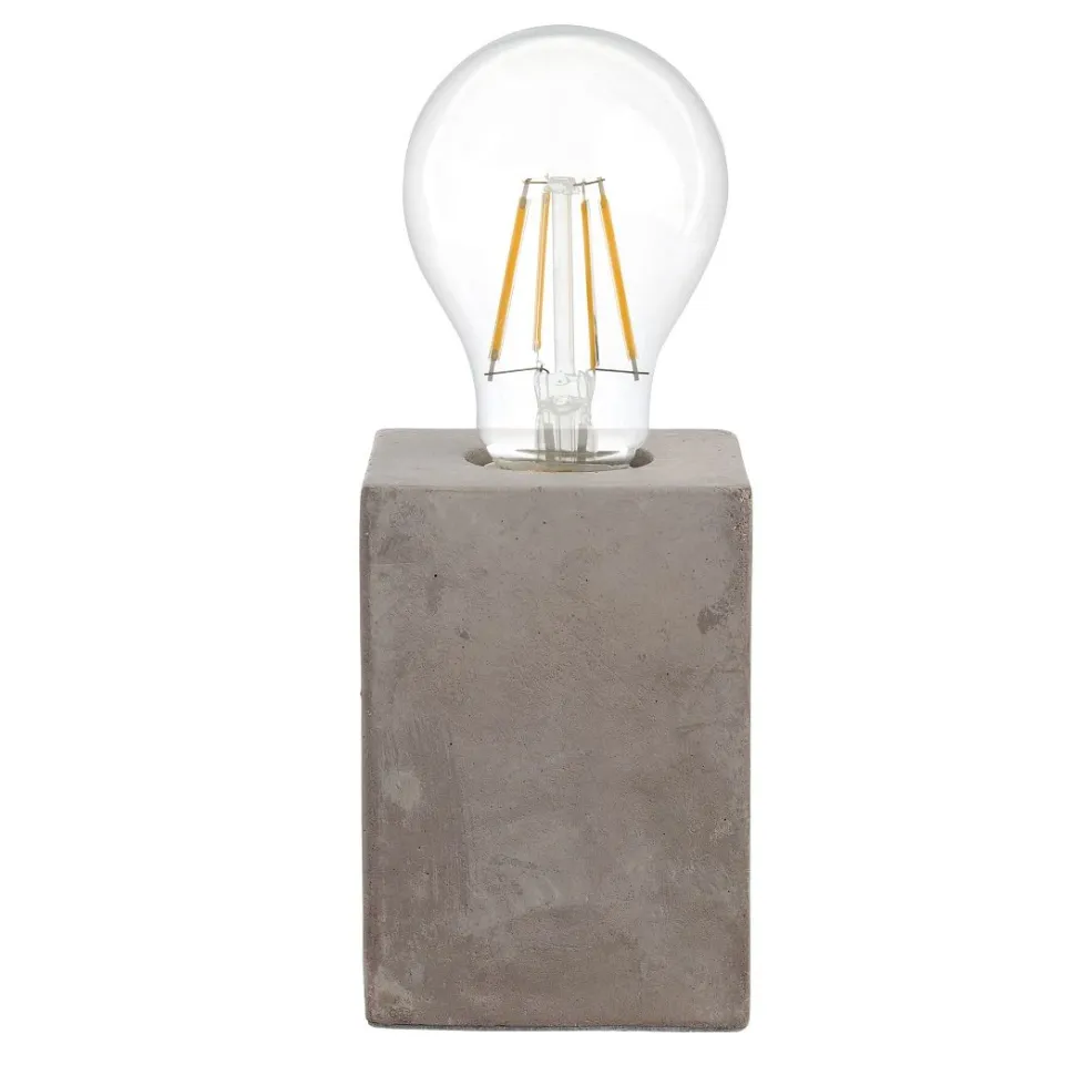 Pöytävalaisin Eglo Vintage Prestwick 60W 90x130x90 mm E27 IP20 harmaa