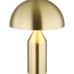 Pöytävalaisin Globo Atoma Ø28cm, 2xE27, hiekka/valkoinen