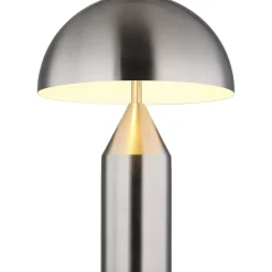 Pöytävalaisin Globo Atoma Ø28cm, 2xE27, hiekka/valkoinen