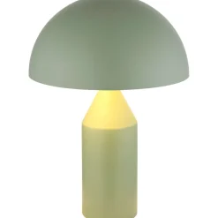 Pöytävalaisin Globo Atoma Ø28cm, 2xE27, hiekka/valkoinen
