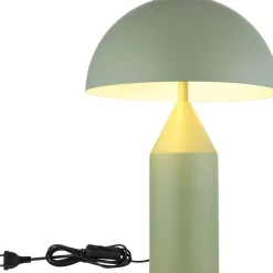 Pöytävalaisin Globo Atoma Ø28cm, 2xE27, hiekka/valkoinen
