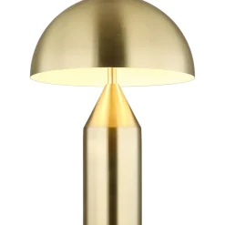 Pöytävalaisin Globo Atoma Ø28cm, 2xE27, hiekka/valkoinen