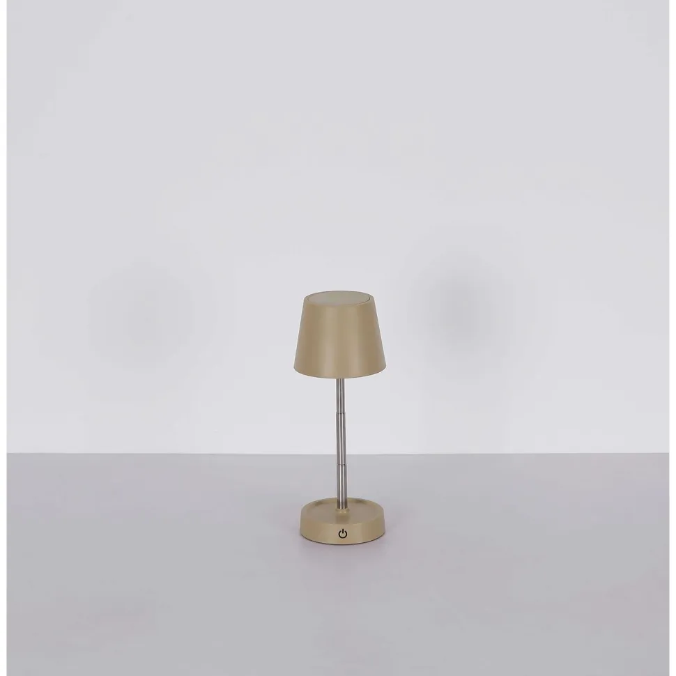 Pöytävalaisin Globo Carlos Ø10.6cm, USB-ladattava