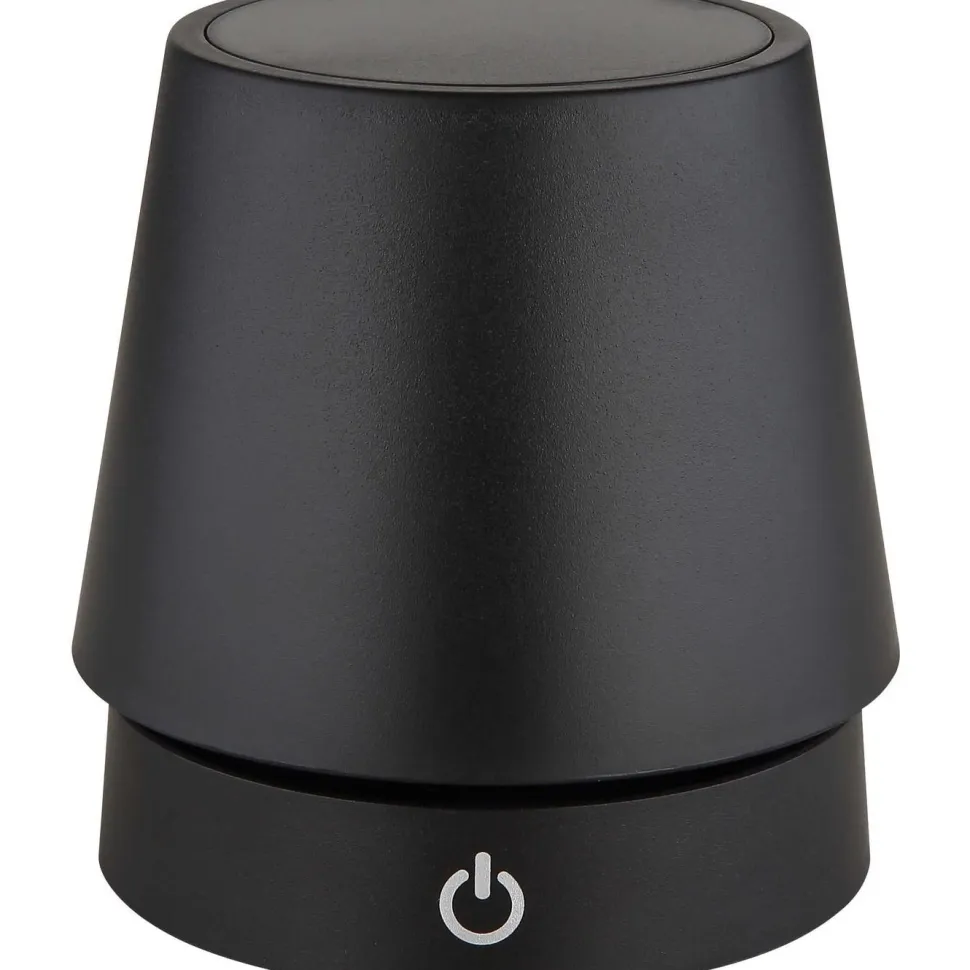 Pöytävalaisin Globo Carlos Ø10.6cm, USB-ladattava