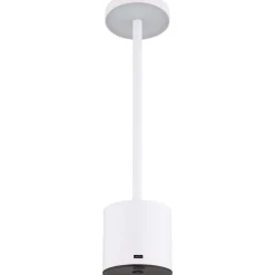 Pöytävalaisin Globo Polina 34cm, USB-ladattava, CCT, nikkeli