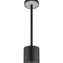 Pöytävalaisin Globo Polina 34cm, USB-ladattava, CCT, nikkeli