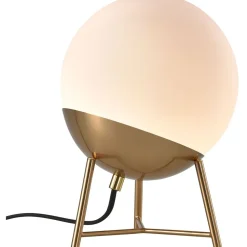 Pöytävalaisin House Nordic Chelsea, Ø20cm, messinki/valkoinen