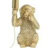 Pöytävalaisin Light&Living Monkey 20x19,5x34 cm kulta
