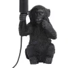 Pöytävalaisin Light&Living Monkey 20x19,5x34 cm musta