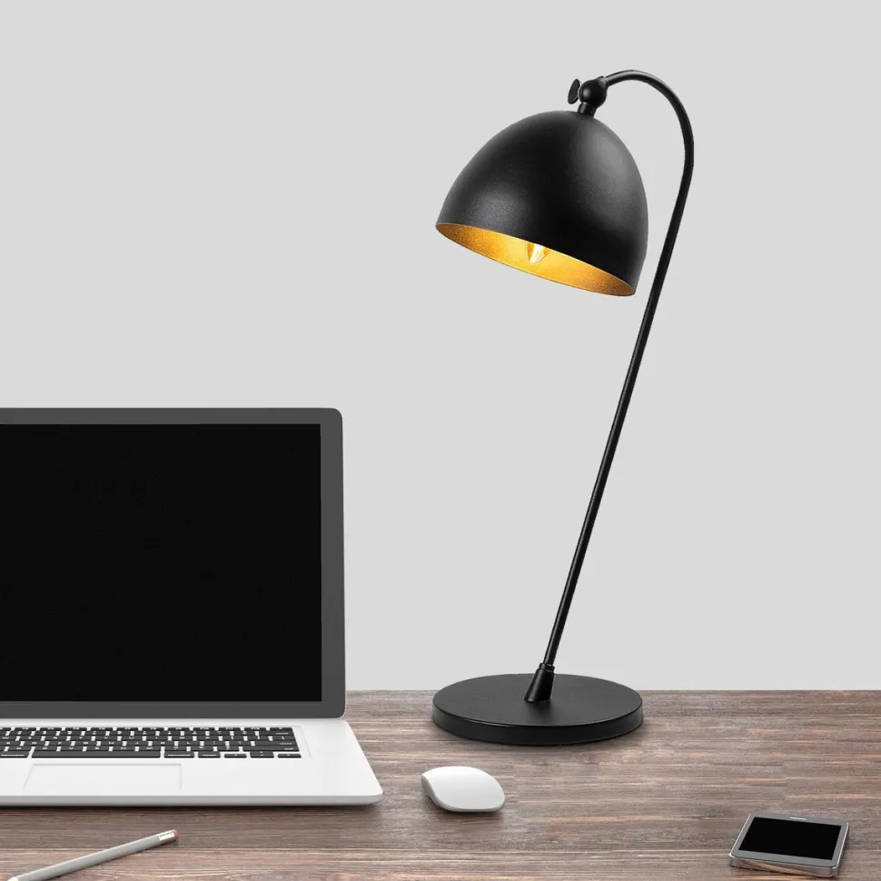 Pöytävalaisin Linento Lighting Acuka 12292, 54cm, musta/kulta