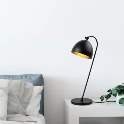 Pöytävalaisin Linento Lighting Acuka 12292, 54cm, musta/kulta