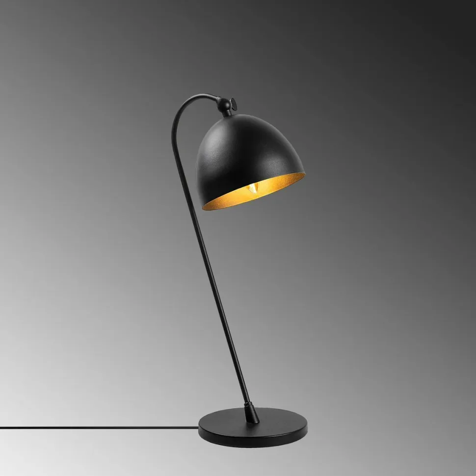 Pöytävalaisin Linento Lighting Acuka 12292, 54cm, musta/kulta