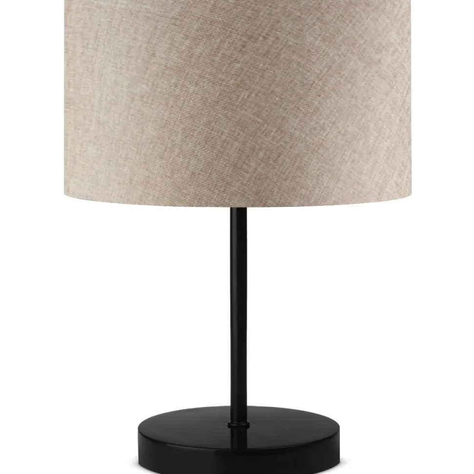 Pöytävalaisin Linento Lighting AYD-2848, 37cm, beige/musta