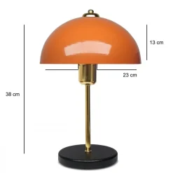 Pöytävalaisin Linento Lighting AYD-3680, 38cm, punainen