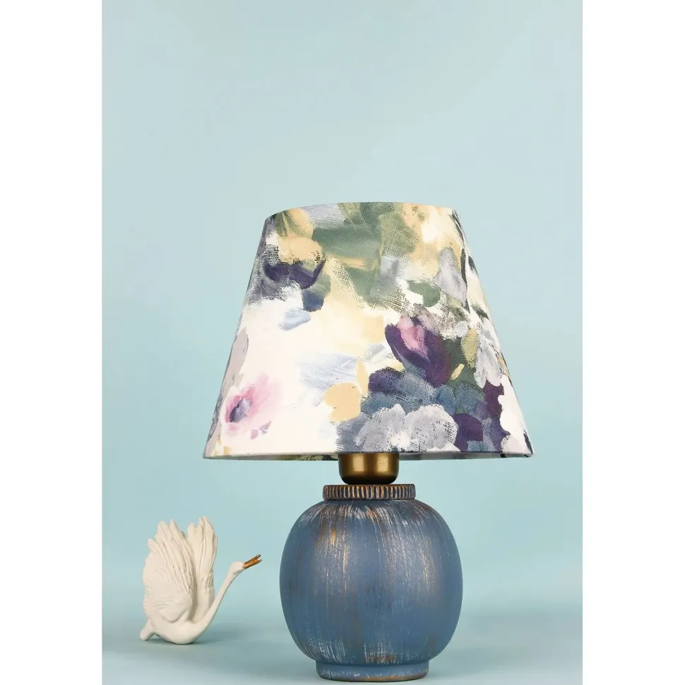 Pöytävalaisin Linento Lighting BK064, ø25cm, E27, max. 40W, IP20, laivastonsininen