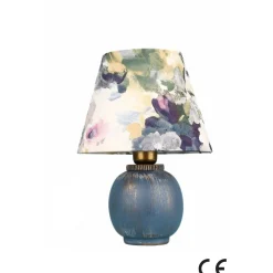 Pöytävalaisin Linento Lighting BK064, ø25cm, E27, max. 40W, IP20, laivastonsininen
