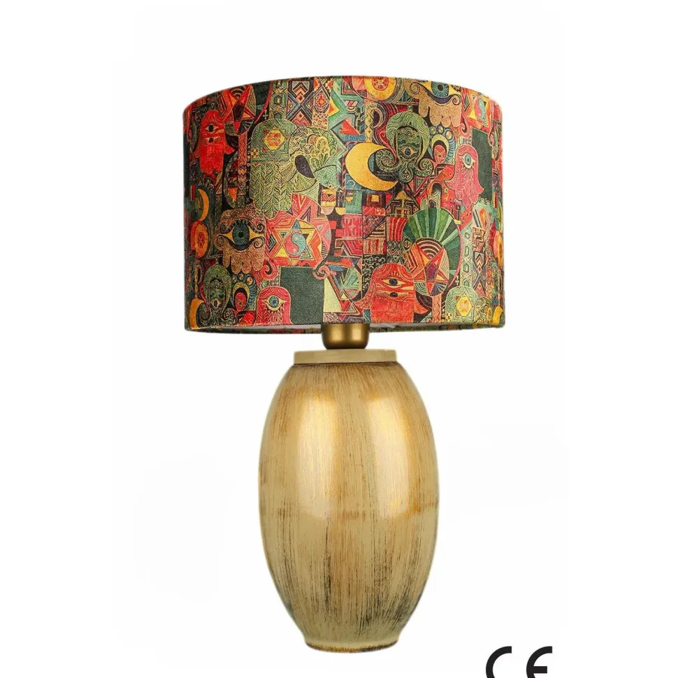 Pöytävalaisin Linento Lighting BK078, ø30cm, E27, max. 40W, IP20, monivärinen