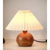 Pöytävalaisin Linento Lighting BRZ-343410, ø10-22cm, E27, max. 40W, IP20, kerma/pähkinä