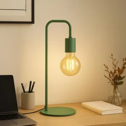 Pöytävalaisin Linento Lighting 241916, ø3cm, E27, max. 40W, IP20, minttu