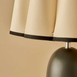 Pöytävalaisin Linento Lighting Curly, E27, max. 40W, IP20, antrasiitti