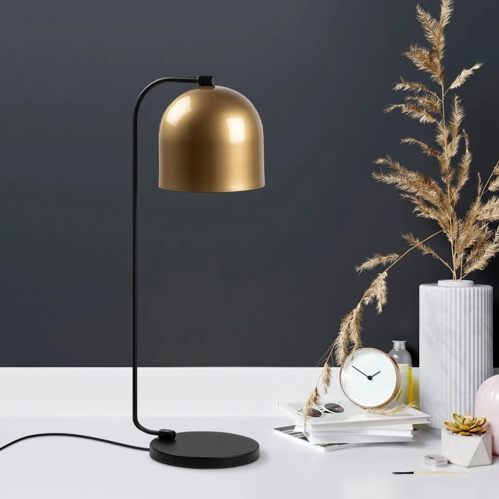 Pöytävalaisin Linento Lighting Epika 12246, 60cm, kulta/musta