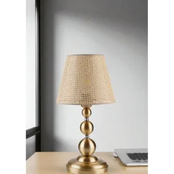 Pöytävalaisin Linento Lighting Hayal beige/kulta
