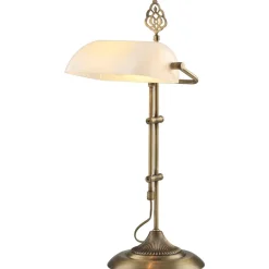 Pöytävalaisin Linento Lighting Heston antiikkimessinki