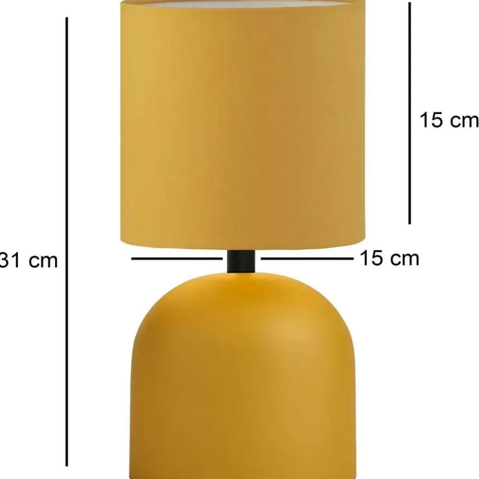 Pöytävalaisin Linento Lighting 241631, keltainen