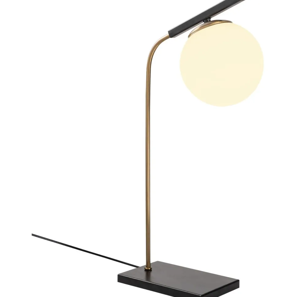 Pöytävalaisin Linento Lighting Kismet kulta/musta