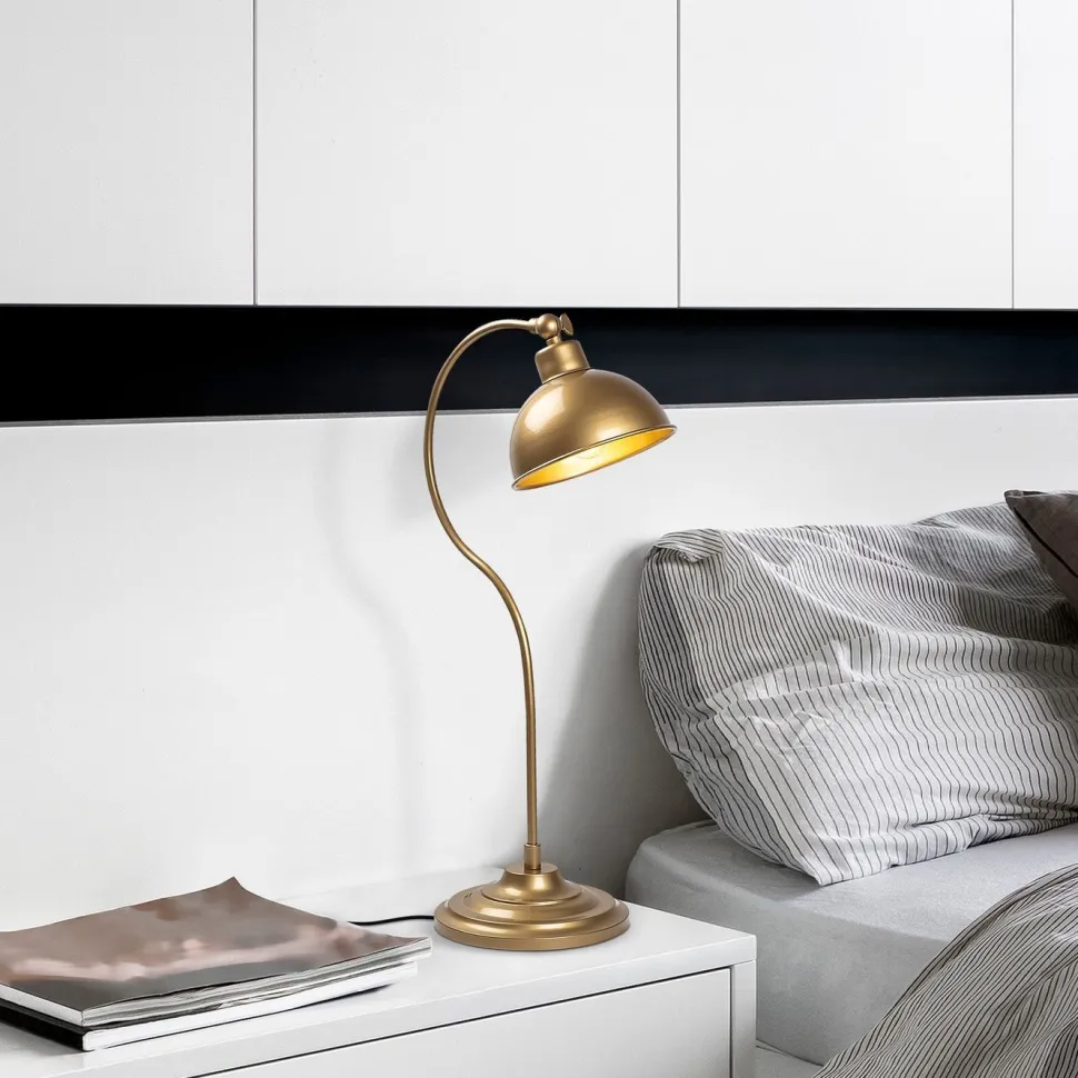 Pöytävalaisin Linento Lighting Konika kulta