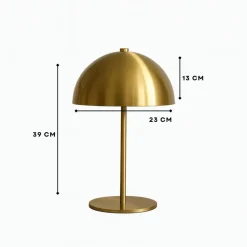Pöytävalaisin Linento Lighting 242139 kulta
