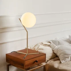 Pöytävalaisin Linento Lighting Luminar, 35x30x52, kulta