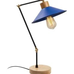 Pöytävalaisin Linento Lighting Manavgat N-601-US, 52cm, sininen