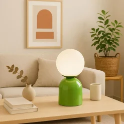 Pöytävalaisin Linento Lighting 241646, mintunvihreä